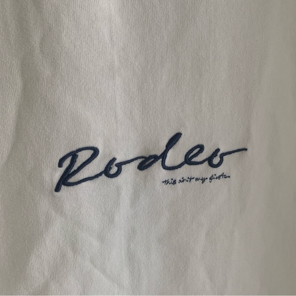 Adidas x Ivy Park All Gender White Rodeo Tee - Picture 6 of 8